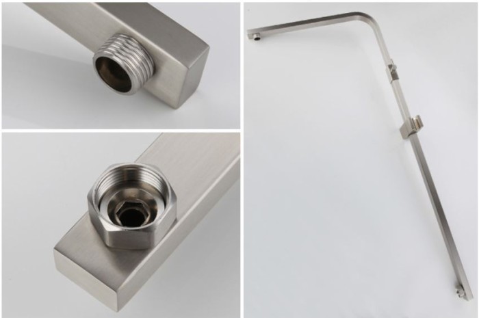 Bộ Sen Cây Vuông SC-4200 Inox 304 Sang Trọng, Bền Bỉ, Chống Gỉ Sét, Chính Hãng, Giá Tốt
