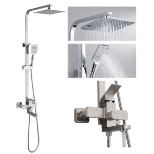 Bộ Sen Cây Vuông SC-4200 Inox 304 Sang Trọng, Bền Bỉ, Chống Gỉ Sét, Chính Hãng, Giá Tốt