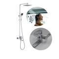 Bộ Sen Cây Vuông SC-4200 Inox 304 Sang Trọng, Bền Bỉ, Chống Gỉ Sét, Chính Hãng, Giá Tốt