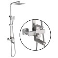 Bộ Sen Cây Vuông SC-4200 Inox 304 Sang Trọng, Bền Bỉ, Chống Gỉ Sét, Chính Hãng, Giá Tốt