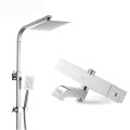 Cây sen tắm, sen cây vuông nhiệt độ Gobe SC-4235 chất liệu hợp kim đồng đánh bóng, thiết kế hiện đại, bền bỉ, BH 5 năm