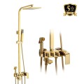 Cây sen tắm đứng, Bộ sen cây nhiệt độ Aurela SC-4425 Chất Liệu Đồng Nguyên Khối – Vững Chắc và Bền Bỉ Theo Thời Gian