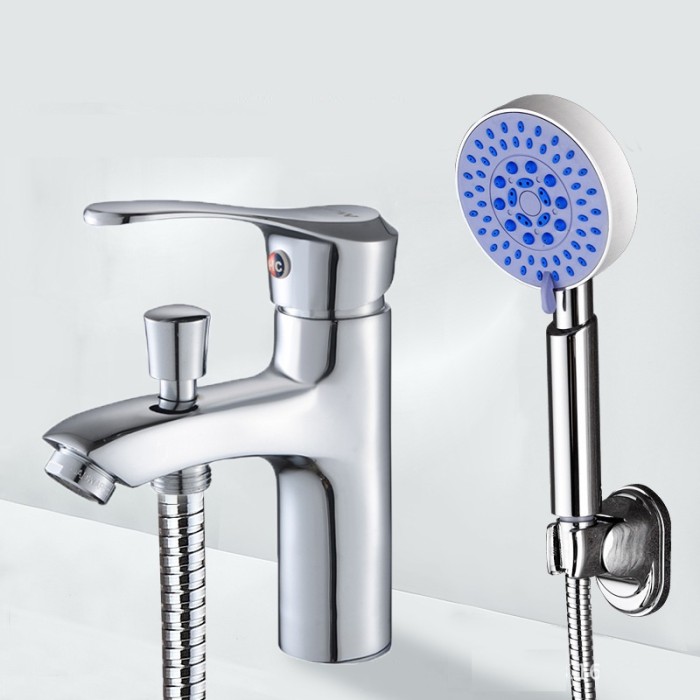 Bộ Vòi Chậu Lavabo Kết Hợp Sen Tắm Nóng Lạnh SLV-4010 Chất Liệu Inox 304 Nguyên Khối Bền Bỉ Theo Năm Tháng.