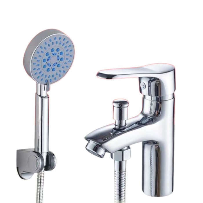 Bộ Vòi Chậu Lavabo Kết Hợp Sen Tắm Nóng Lạnh SLV-4010 Chất Liệu Inox 304 Nguyên Khối Bền Bỉ Theo Năm Tháng.
