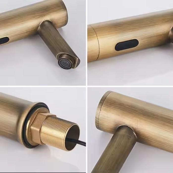 Vòi Chậu Cảm Ứng V-5730 Đúc Đồng Thau Nguyên Khối Chống Oxy Hóa, Công Nghệ Hiện Đại, Tiết Kiệm Nước.