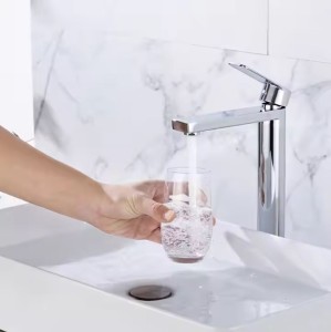 Vòi rửa mặt lavabo V-5625 đúc đồng thau thiết kế hiện đại, chất lượng vượt trội.