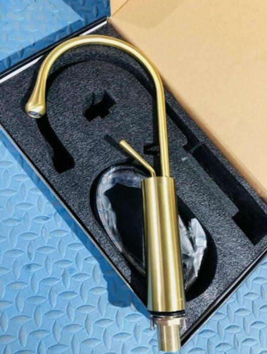 Vòi Nước Bồn Rửa Mặt Lavabo Cao Cấp V-5800V - Kiệt Tác Đồng Nguyên Khối Cho Phòng Tắm Đẳng Cấp