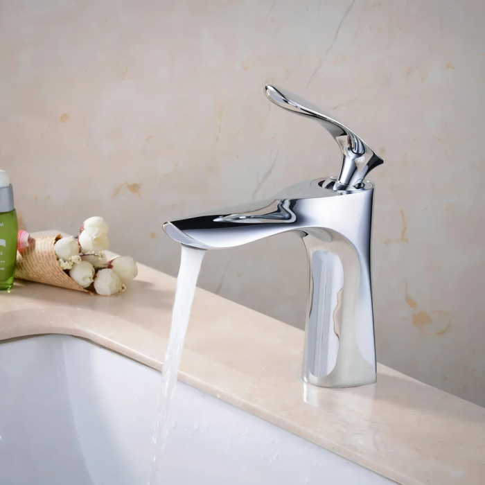 Vòi Nước Bồn Rửa Mặt Lavabo Gobe V-5405 - Thiết kế lá liễu thanh lịch, nét đẹp sang trọng cho không gian phòng tắm đẳng cấp