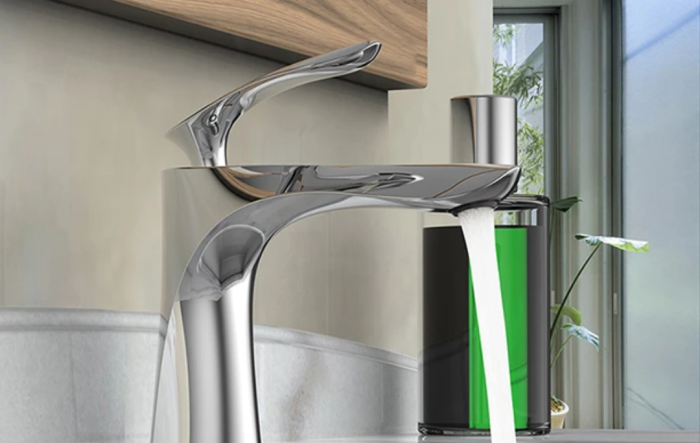 Vòi Nước Bồn Rửa Mặt Lavabo Gobe V-5405 - Thiết kế lá liễu thanh lịch, nét đẹp sang trọng cho không gian phòng tắm đẳng cấp