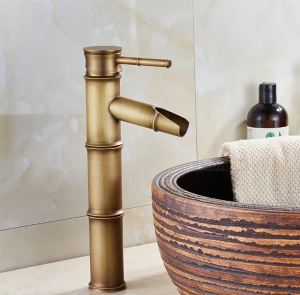 Vòi Rửa Mặt Lavabo Chậu Cao V-5935 Ống Trúc Cổ Điển - Nét Đẹp Truyền Thống Giữa Lòng Hiện Đại