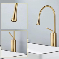 Vòi Nước Bồn Rửa Mặt Lavabo Cao Cấp V-5800V - Kiệt Tác Đồng Nguyên Khối Cho Phòng Tắm Đẳng Cấp