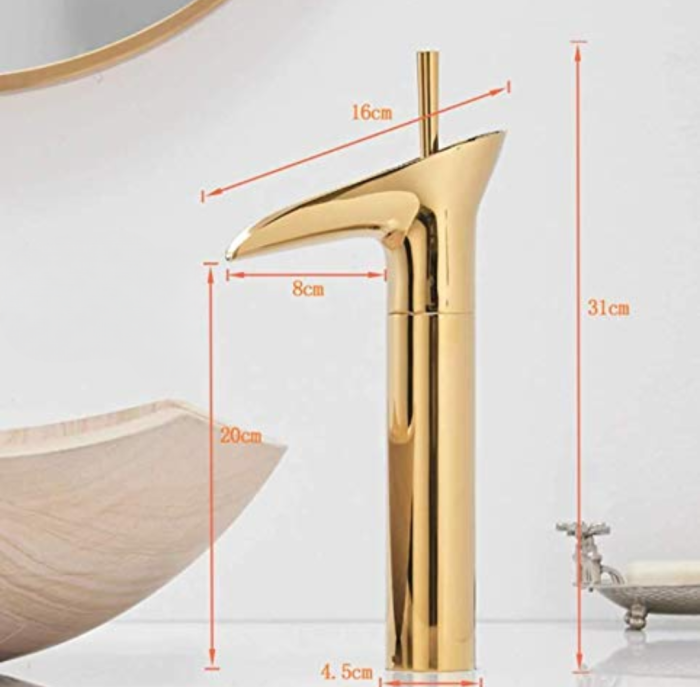 Vòi Lavabo Chậu Cao Gobe V-5945V – Vẻ Đẹp Tỏa Sáng Không Gian Phòng Tắm