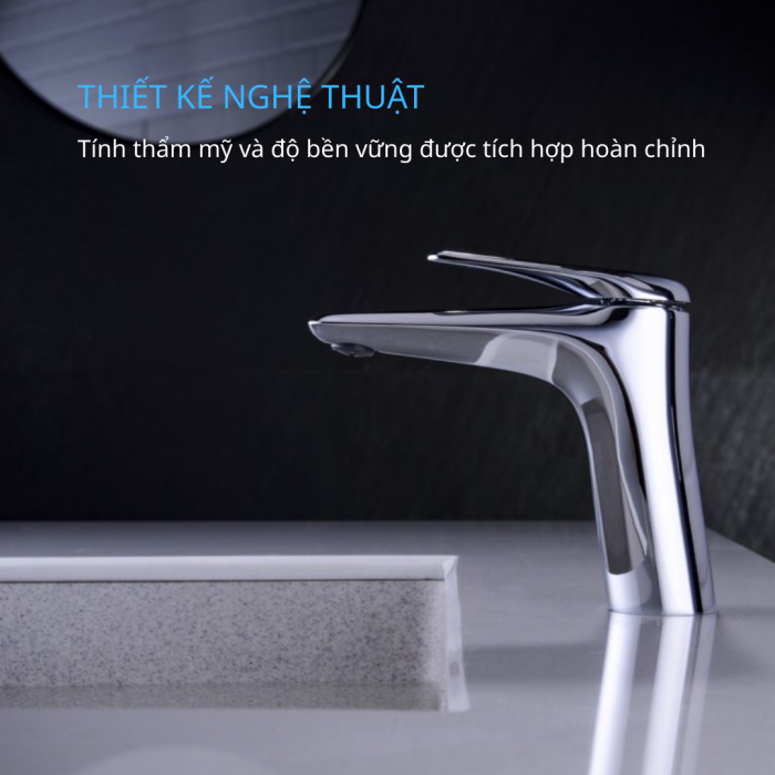 Vòi Chậu Lavabo Gobe V-5445 - Đẳng Cấp Hoàn Hảo Cho Không Gian Phòng Tắm Hiện Đại