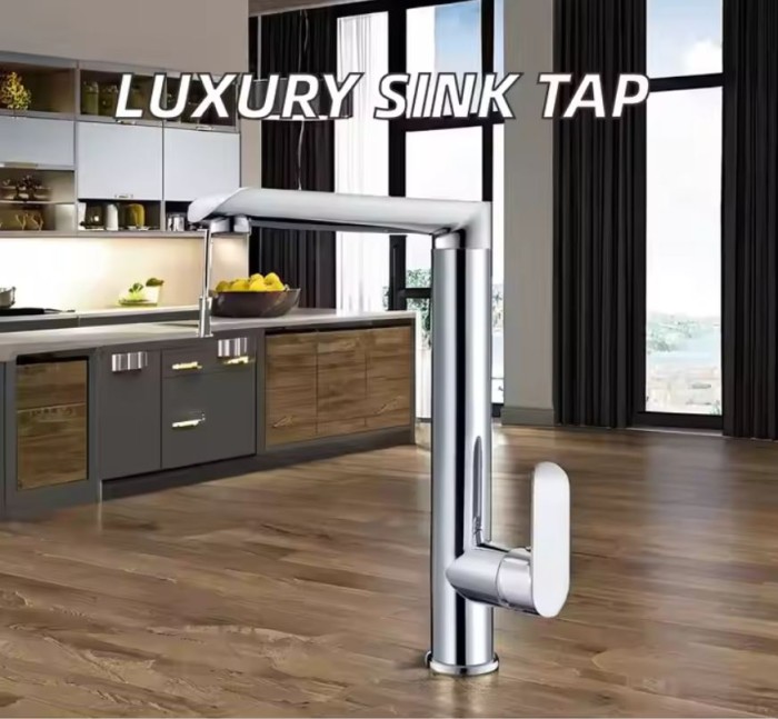Vòi nước bồn rửa mặt cao V-5810 đúc đồng nguyên khối - Chống ăn mòn, bền bỉ