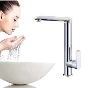 Vòi nước bồn rửa mặt cao V-5810 đúc đồng nguyên khối - Chống ăn mòn, bền bỉ