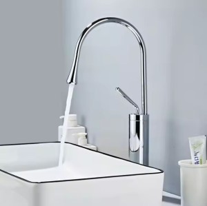 Vòi nước lavabo chậu cao V-5800 thiết kế hiện đại tiết kiệm nước, dễ lắp đặt.