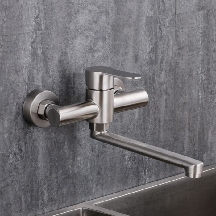 Vòi Rửa Bát Cắm Tường Gobe VBT-3240 – Tối Giản, Bền Vững Và Tiện Dụng Cho Mọi Căn Bếp