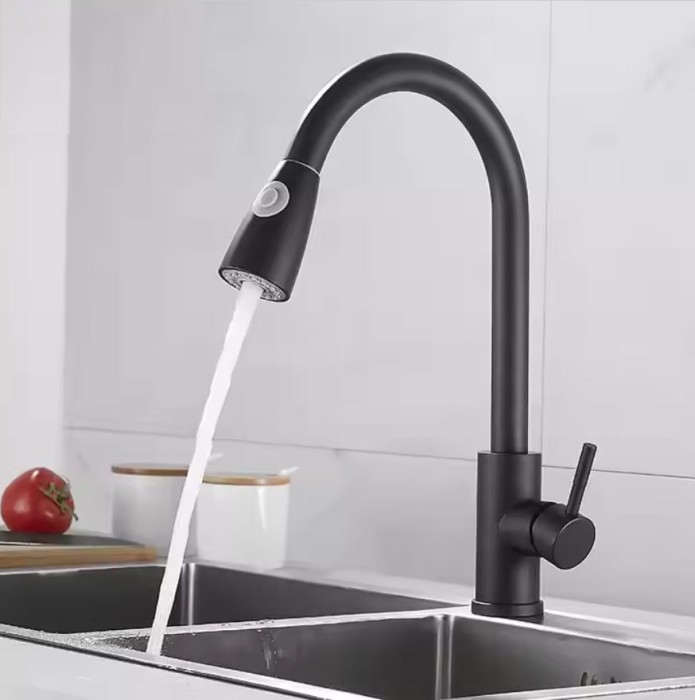 Vòi Chậu Rửa Bát Nóng Lạnh VB-3225  Inox 304 Cao Cấp, Chống Ăn Mòn, Bền Bỉ Theo Năm Tháng.