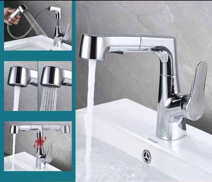 Vòi Rửa Bát Nóng Lạnh Inox 304 VB-3285 Thiết Kế Đa Năng, Linh Hoạt,  Tiện Nghi Cho Mọi Gia Đình