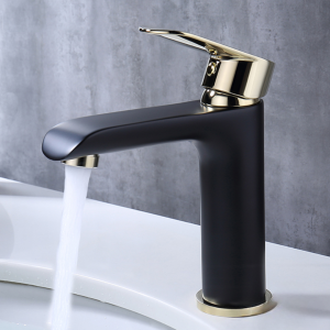 Vòi lavabo Gobe V-5325D mạ xi đen – thiết kế hiện đại, chất liệu cao cấp, nâng tầm thẩm mỹ phòng tắm