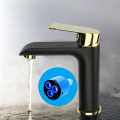 Vòi lavabo Gobe V-5325D mạ xi đen – thiết kế hiện đại, chất liệu cao cấp, nâng tầm thẩm mỹ phòng tắm