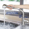 Vòi rửa bát dây rút VB-3170 Inox 304 – Xoay 360 độ Linh hoạt, bền đẹp cho mọi gian bếp.