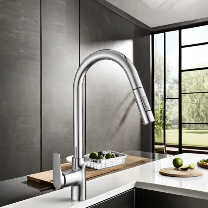 Vòi Rửa Bát Nóng Lạnh Gobe VB-3255 - Tận Hưởng Tiện Nghi – Kiểm Soát Dòng Nước Tối Ưu – Bền Đẹp Suốt Nhiều Năm