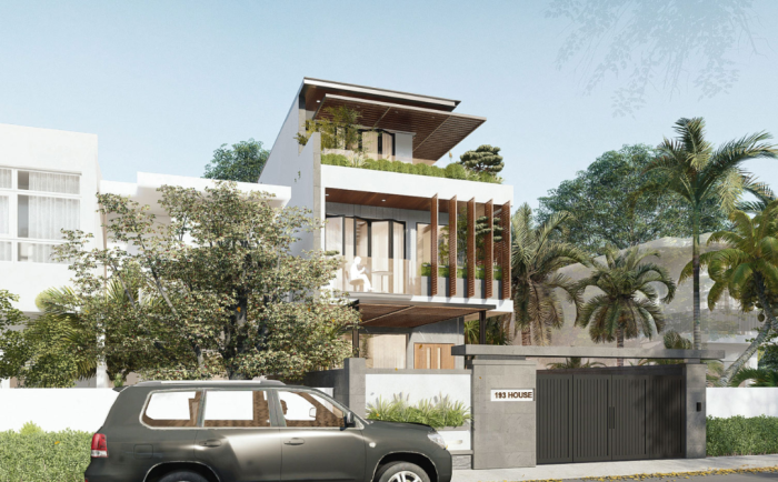 MẪU NHÀ PHỐ 3 TẦNG 3 PHÒNG NGỦ 6X18M