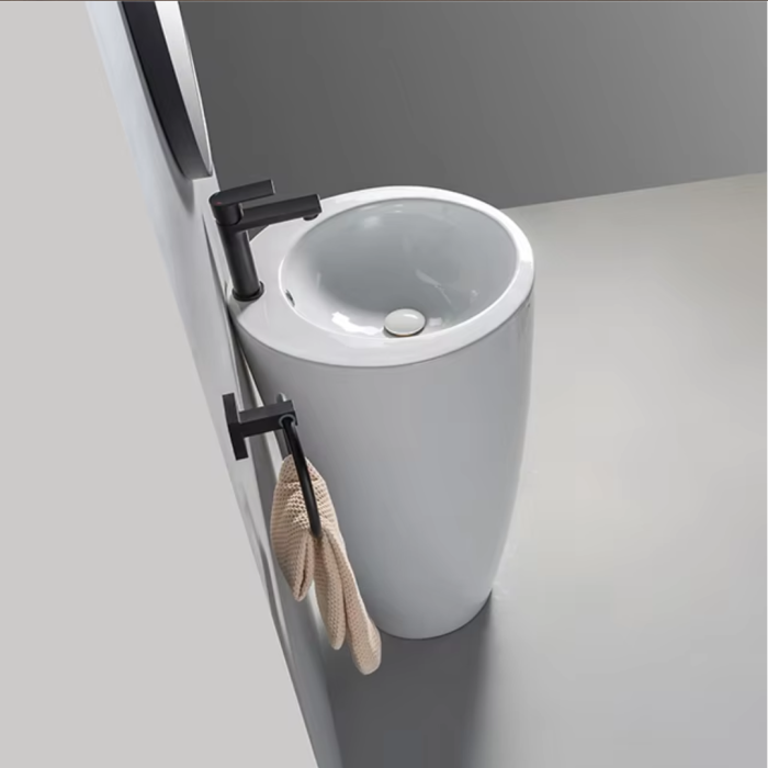Chậu rửa mặt chân đứng Gobe C-6850 – Sang trọng, hiện đại và tiện nghi vượt trội
