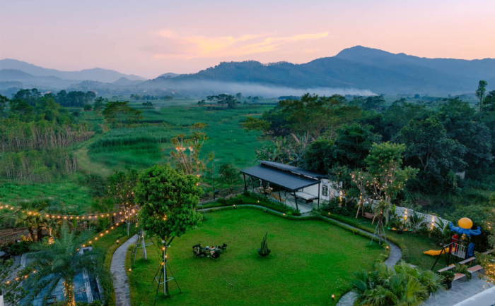 Mẫu Thiết Kế Villa 1 Tầng 2 Phòng Ngủ Có Bể Bơi – Không Gian Sống Chuẩn Resort Trong Diện Tích 60m²
