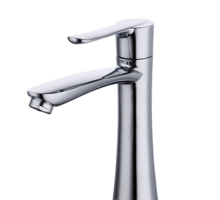 Vòi lavabo đứng V-5805 Vòi chậu rửa nóng lạnh, tiện lợi cho mọi gia đình