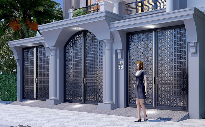 Mẫu nhà phố 3 tầng mái Thái 5 phòng ngủ 10x12m – Không gian sống đẳng cấp cho đại gia đình