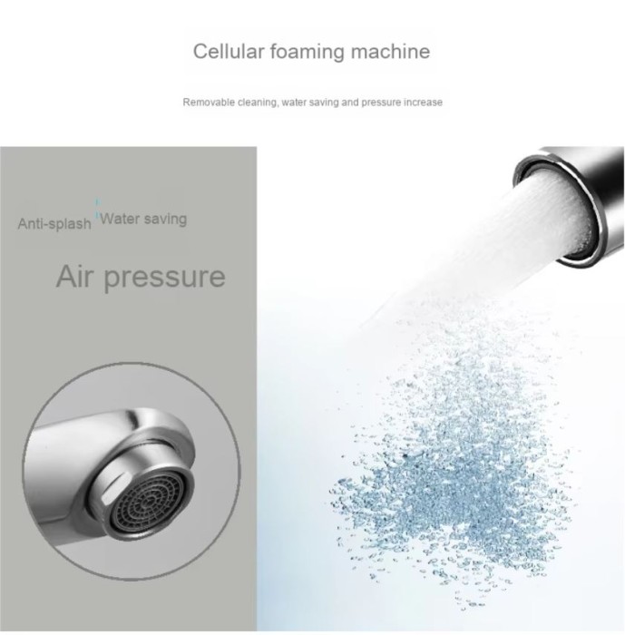 Vòi lavabo đứng V-5805 Vòi chậu rửa nóng lạnh, tiện lợi cho mọi gia đình