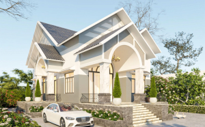 Mẫu nhà cấp 4 mái Thái 3 phòng ngủ 8x16m – Không gian sống lý tưởng cho gia đình Việt