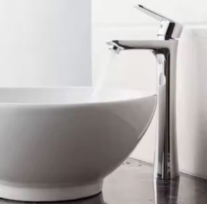 Vòi lavabo đứng V-5805 Vòi chậu rửa nóng lạnh, tiện lợi cho mọi gia đình