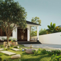 Mẫu nhà vườn cấp 4 – 4 phòng ngủ 225m² - Không gian sống hiện đại giữa thiên nhiên xanh mát