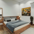 Mẫu nhà vườn cấp 4 – 4 phòng ngủ 225m² - Không gian sống hiện đại giữa thiên nhiên xanh mát