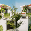 Mẫu nhà phố 2 tầng 7x12m – 3 phòng ngủ - Không gian sống tinh tế cho gia đình hiện đại