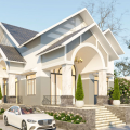 Mẫu nhà cấp 4 mái Thái 3 phòng ngủ 8x16m – Không gian sống lý tưởng cho gia đình Việt