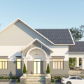 Mẫu nhà cấp 4 mái Thái 3 phòng ngủ 8x16m – Không gian sống lý tưởng cho gia đình Việt