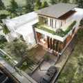 MẪU NHÀ PHỐ 3 TẦNG 3 PHÒNG NGỦ 6X18M
