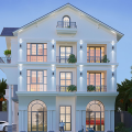 Mẫu nhà phố 3 tầng mái Thái 5 phòng ngủ 10x12m – Không gian sống đẳng cấp cho đại gia đình