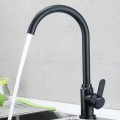 Vòi bồn rửa bát Gobe VB-3125 đúc đồng nguyên khối, mạ xi đen 7 lớp đen sang trọng,  siêu bền.