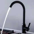 Vòi bồn rửa bát Gobe VB-3125 đúc đồng nguyên khối, mạ xi đen 7 lớp đen sang trọng,  siêu bền.