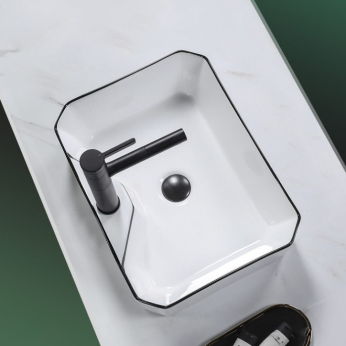 Chậu rửa dương bàn C-6645 – Ấn tượng với đường viền đen cá tính