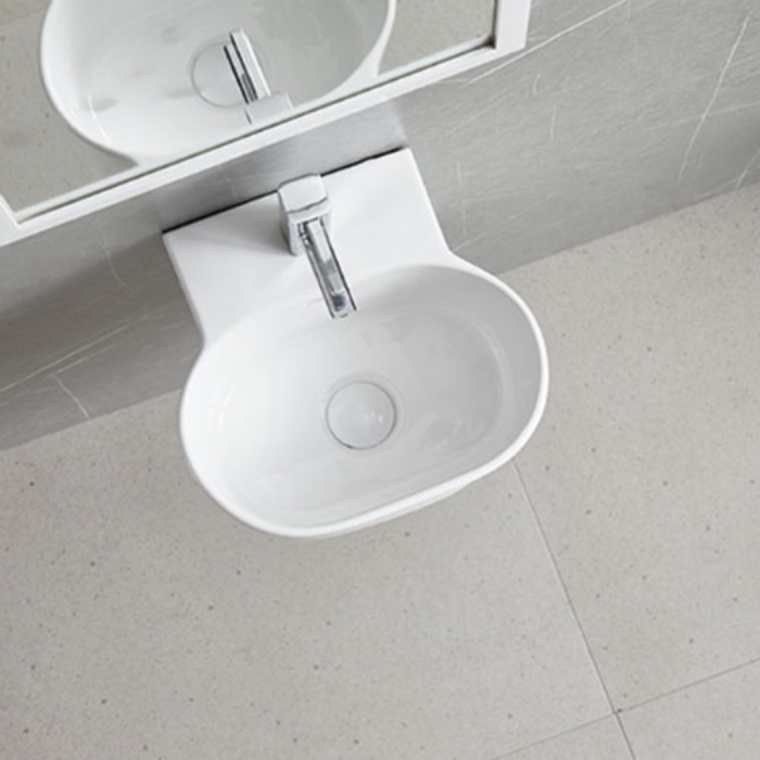 Chậu rửa treo tường Gobe C-6130 – Nhỏ gọn, nghệ thuật và tinh tế
