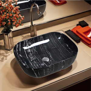 Chậu rửa dương bàn C-6595 – Vẻ đẹp hiện đại từ vân đá tự nhiên