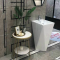 Chậu rửa mặt chân đứng Gobe C-6870 – Vững chãi và tinh tế trong từng đường nét