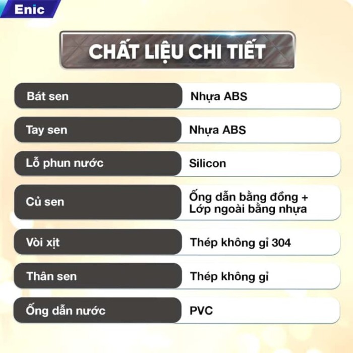 Sen cây tắm thông minh Enic TD52 trải nghiệm phòng tắm cao cấp tại nhà.