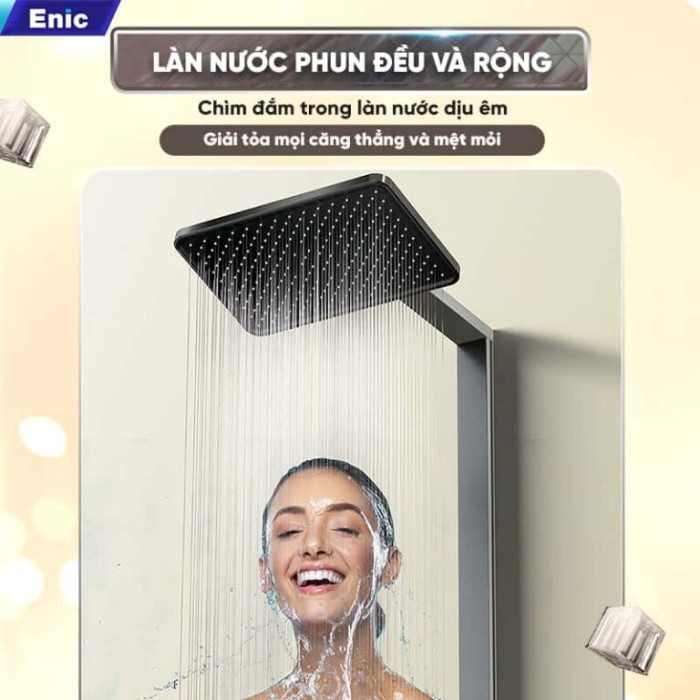 Sen cây tắm thông minh Enic TD52 trải nghiệm phòng tắm cao cấp tại nhà.